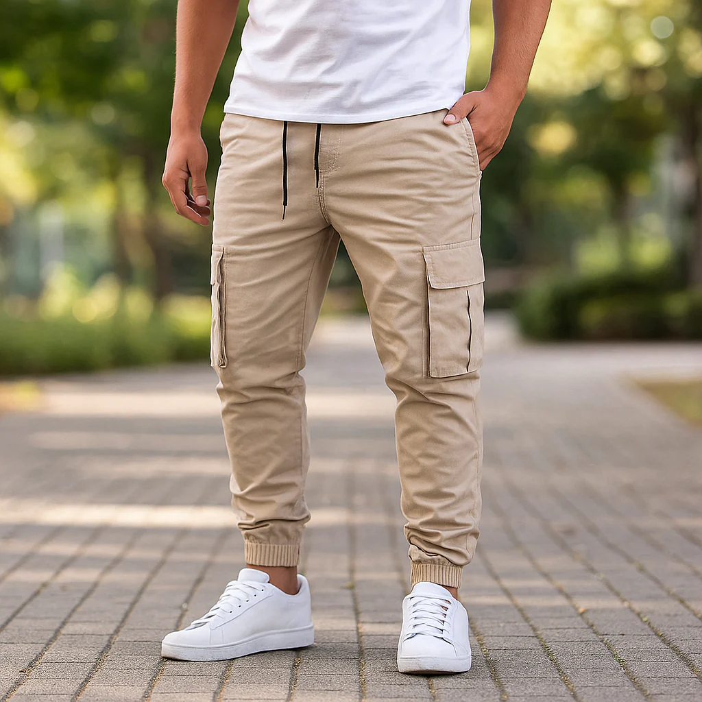 Pantalons Cargo Stretch Fit Frank Herre - Confort - Flexibilité - Style - Image 3