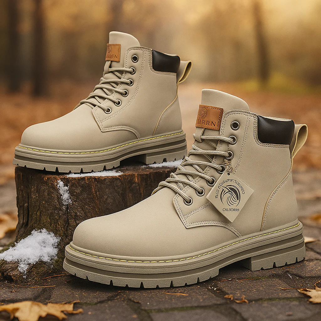 Paul - Bottes à lacets en cuir homme - Image 3