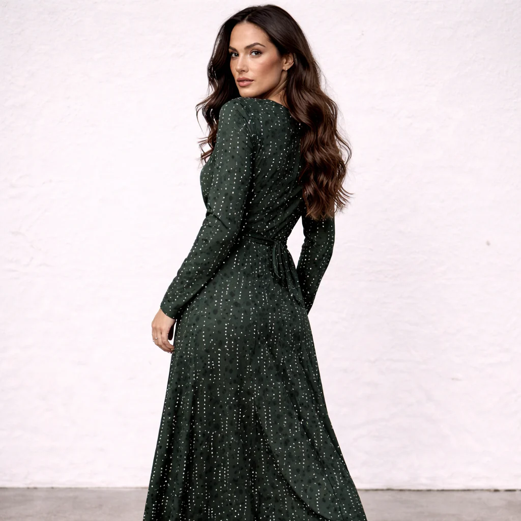 Robe à Pois | Sexy Été | Tissu Haute Qualité - Image 2