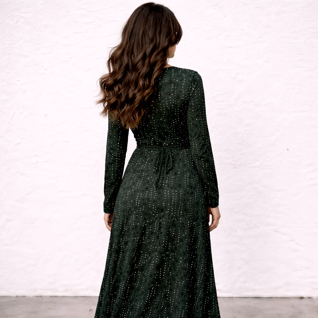 Robe à Pois | Sexy Été | Tissu Haute Qualité - Image 4