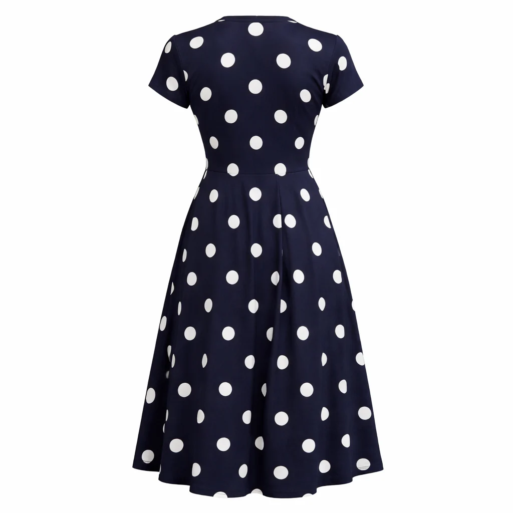 Robe à Pois | Robe d'Été Polyvalente | Design Chic - Image 8