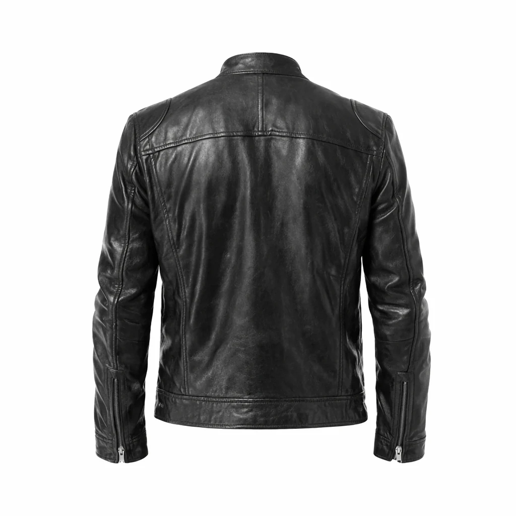 Veste en Cuir Premium pour Homme | Style Élégant | Intemporel, Sophistiqué - Image 5