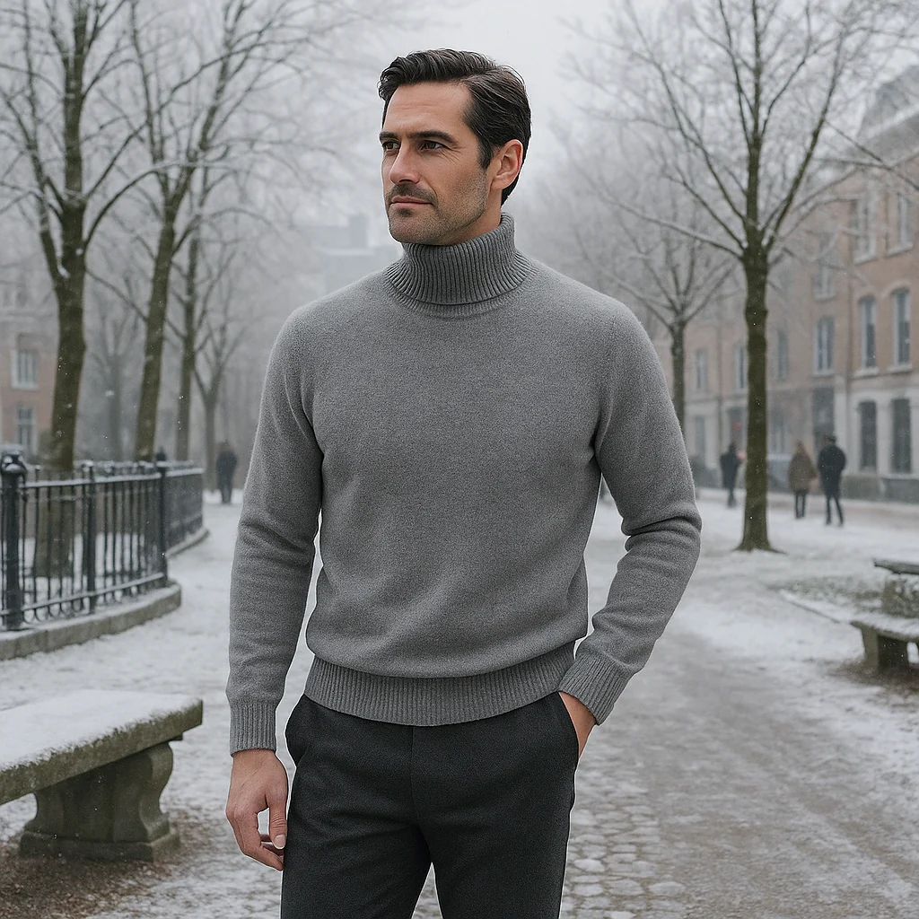 Pull cachemire homme - haute qualité - luxe - doux - chic - Image 4