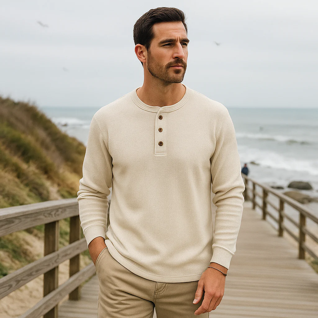 Pull classique pour homme - manches longues - Image 3