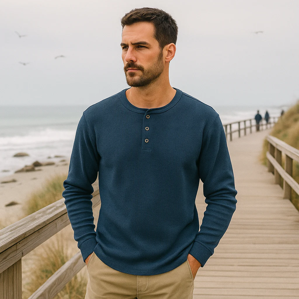 Pull classique pour homme - manches longues - Image 5