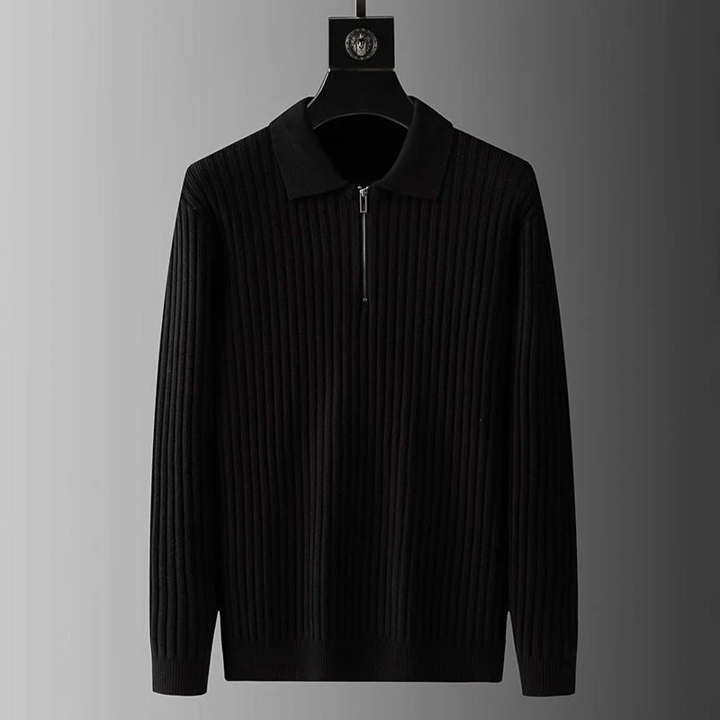 Pull Col Polo Premium Homme - Doux - Confortable - Coupe Ajustée