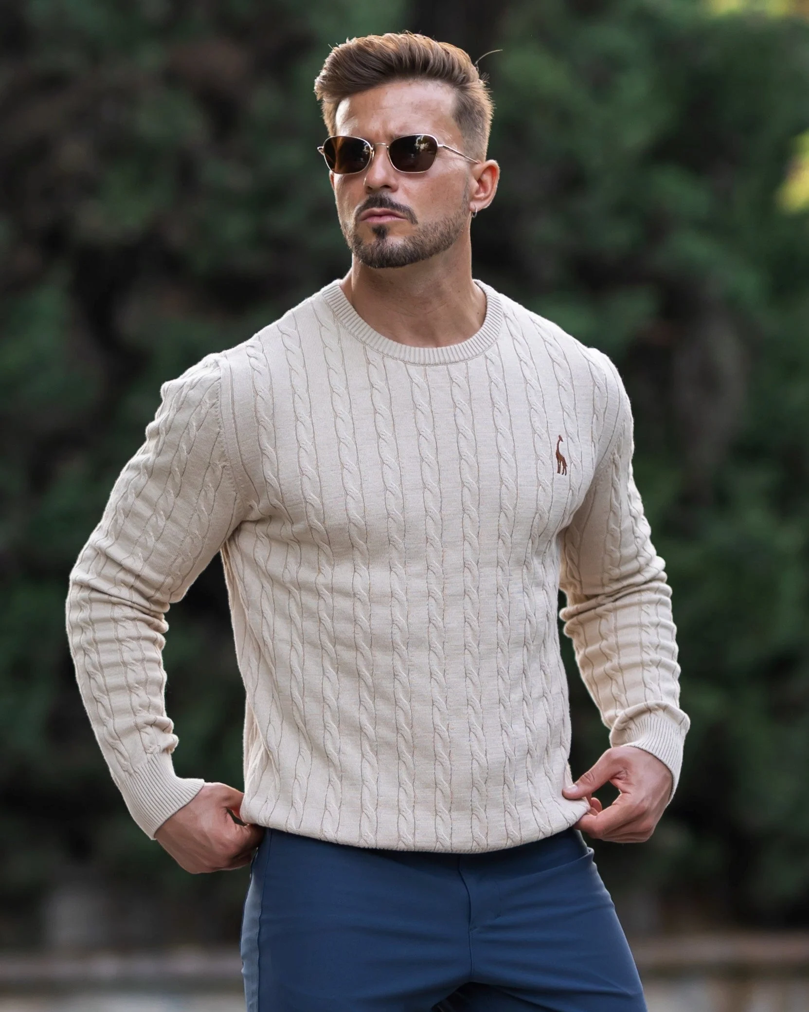 Pull coton homme - design classique - élégant - confortable - intemporel - Image 4