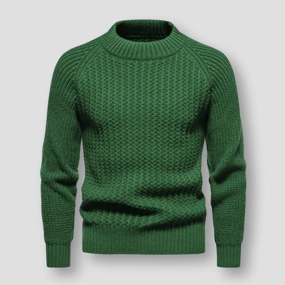 Pull homme tricot haut de gamme - motif gaufré - Image 4