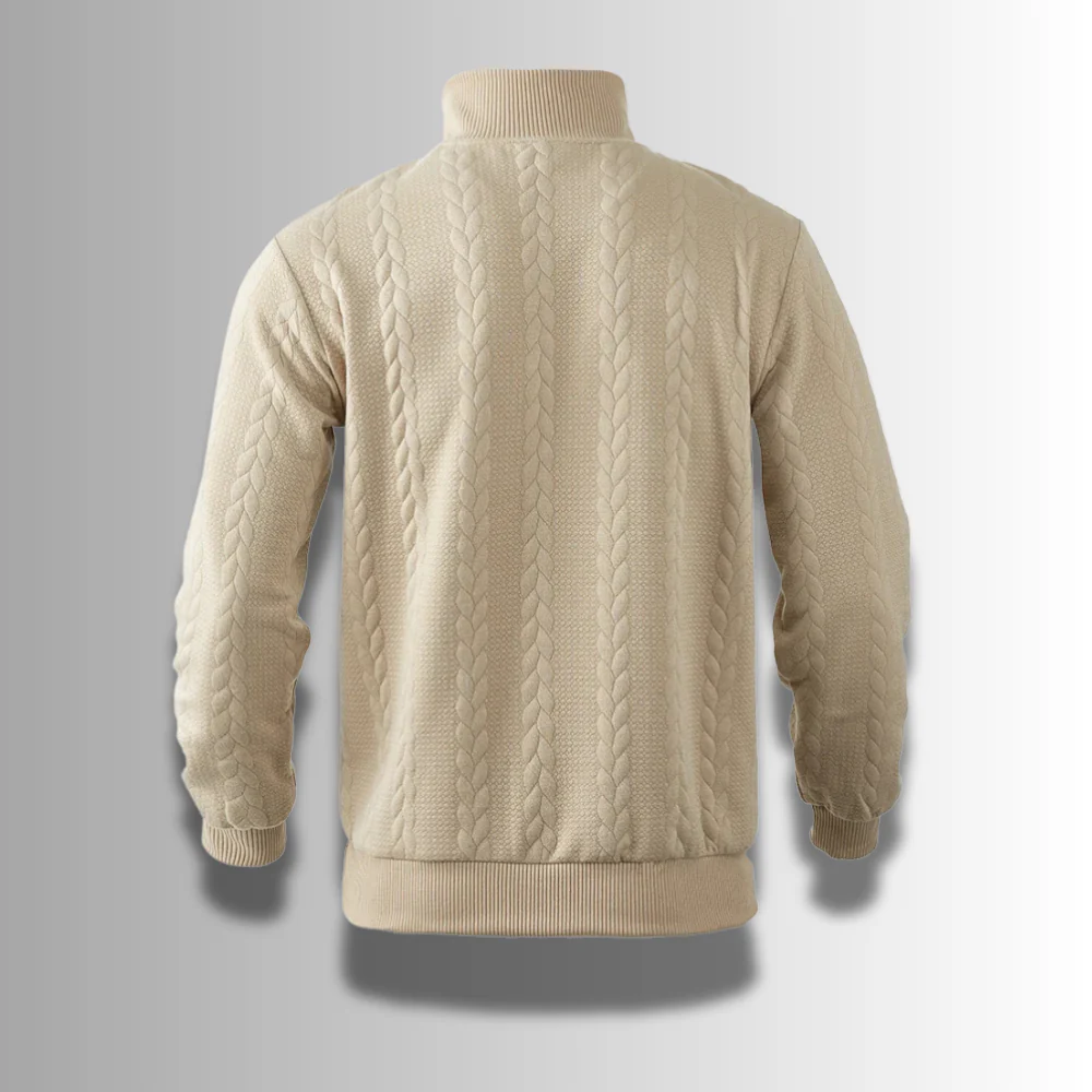 Pull laine mérinos homme - haut de gamme - chaud - élégant - Image 3