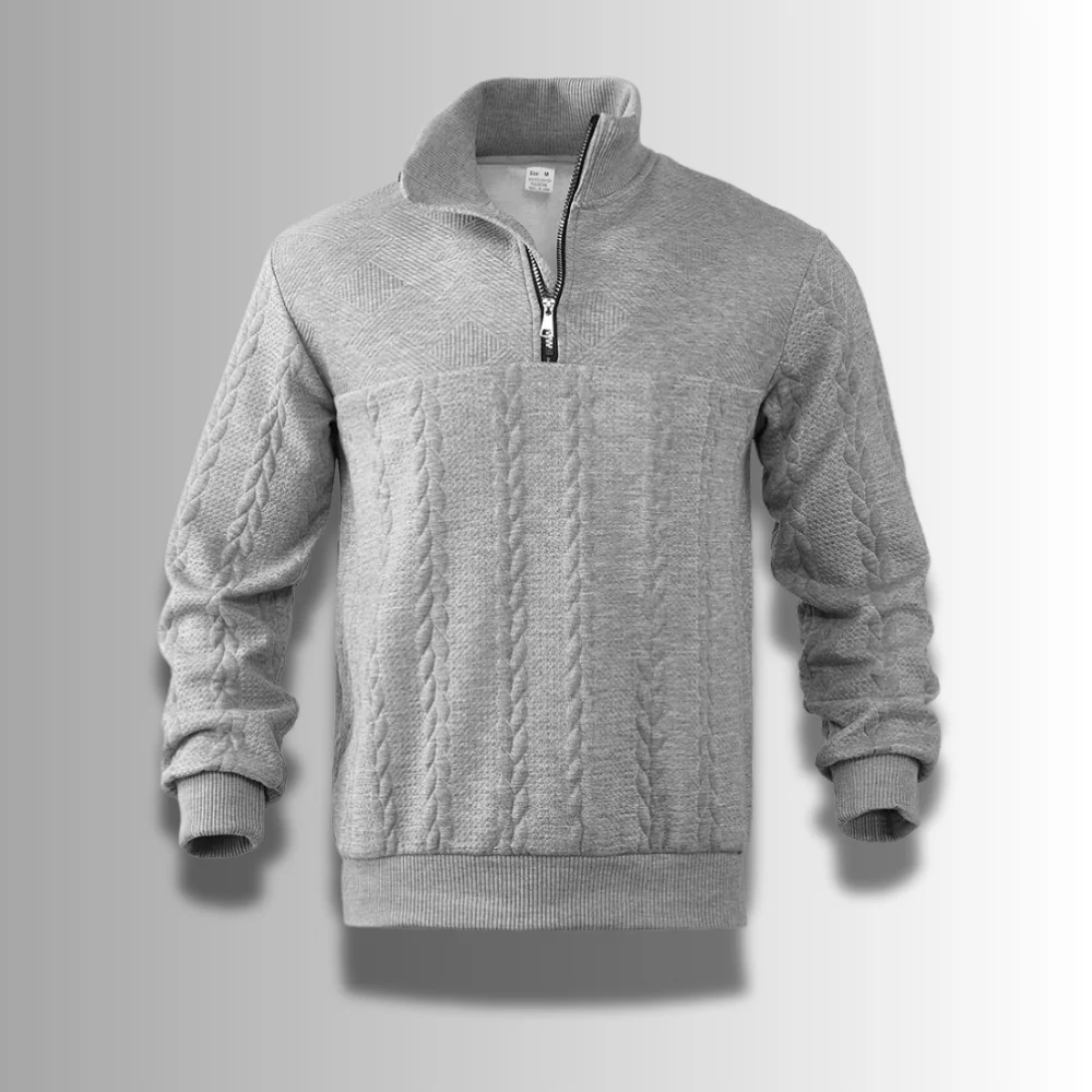 Pull laine mérinos homme - haut de gamme - chaud - élégant - Image 4
