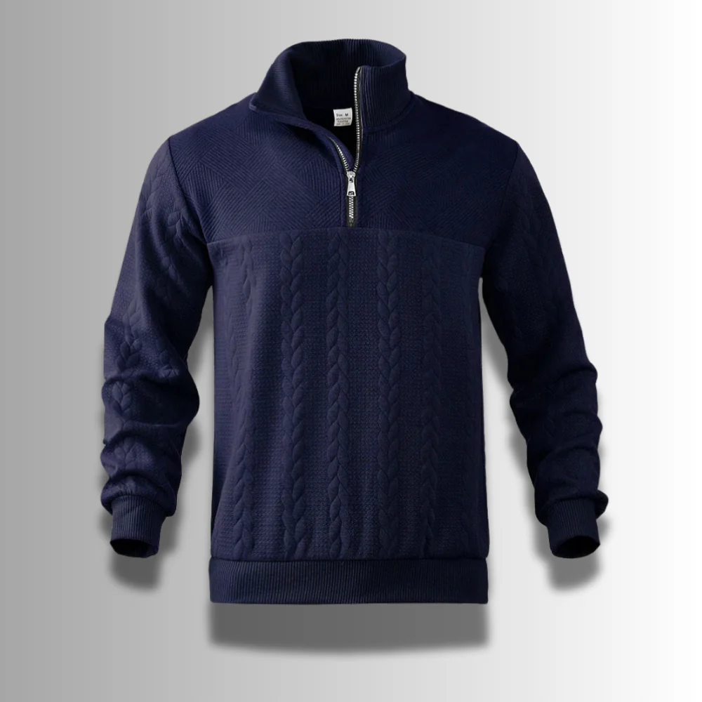 Pull laine mérinos homme - haut de gamme - chaud - élégant - Image 6