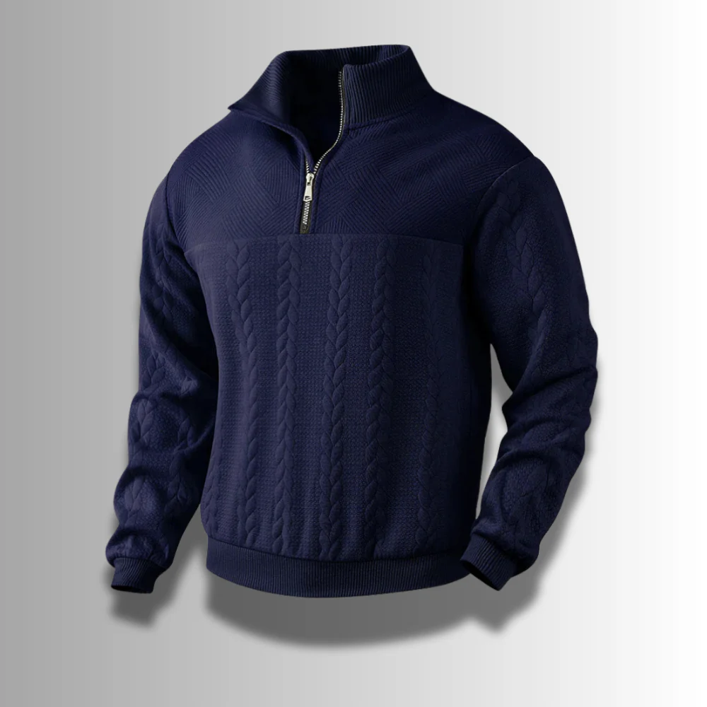 Pull laine mérinos homme - haut de gamme - chaud - élégant - Image 7