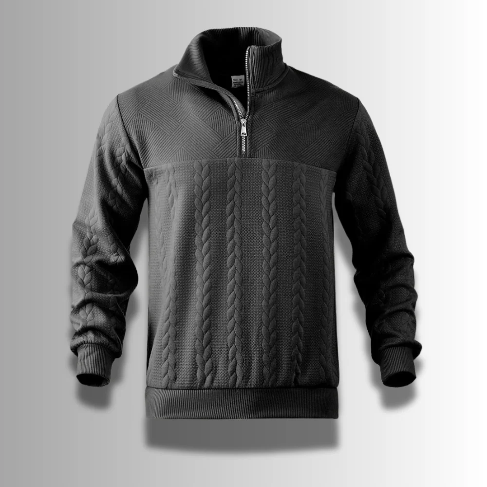 Pull laine mérinos homme - haut de gamme - chaud - élégant - Image 8