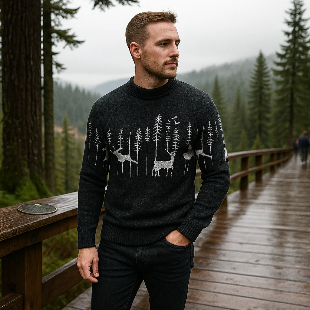 Pull Noël Premium Homme - Chaud - Stylé - Cadeau Idéal - Image 4