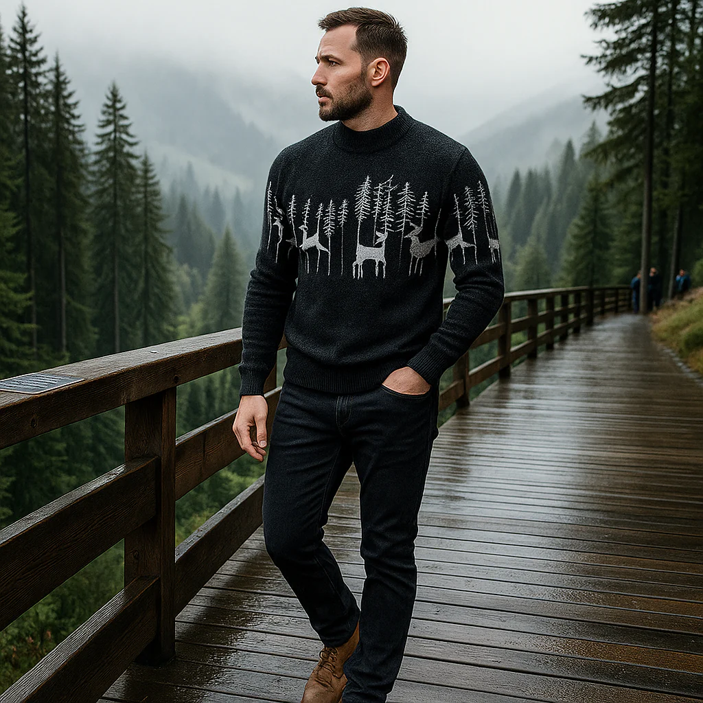 Pull Noël Premium Homme - Chaud - Stylé - Cadeau Idéal - Image 5