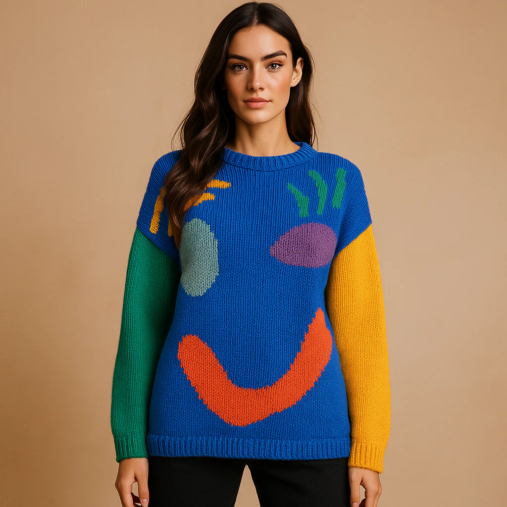 Pull Oversize en Coton - Confort Doux - Tricot Élégant - Image 2
