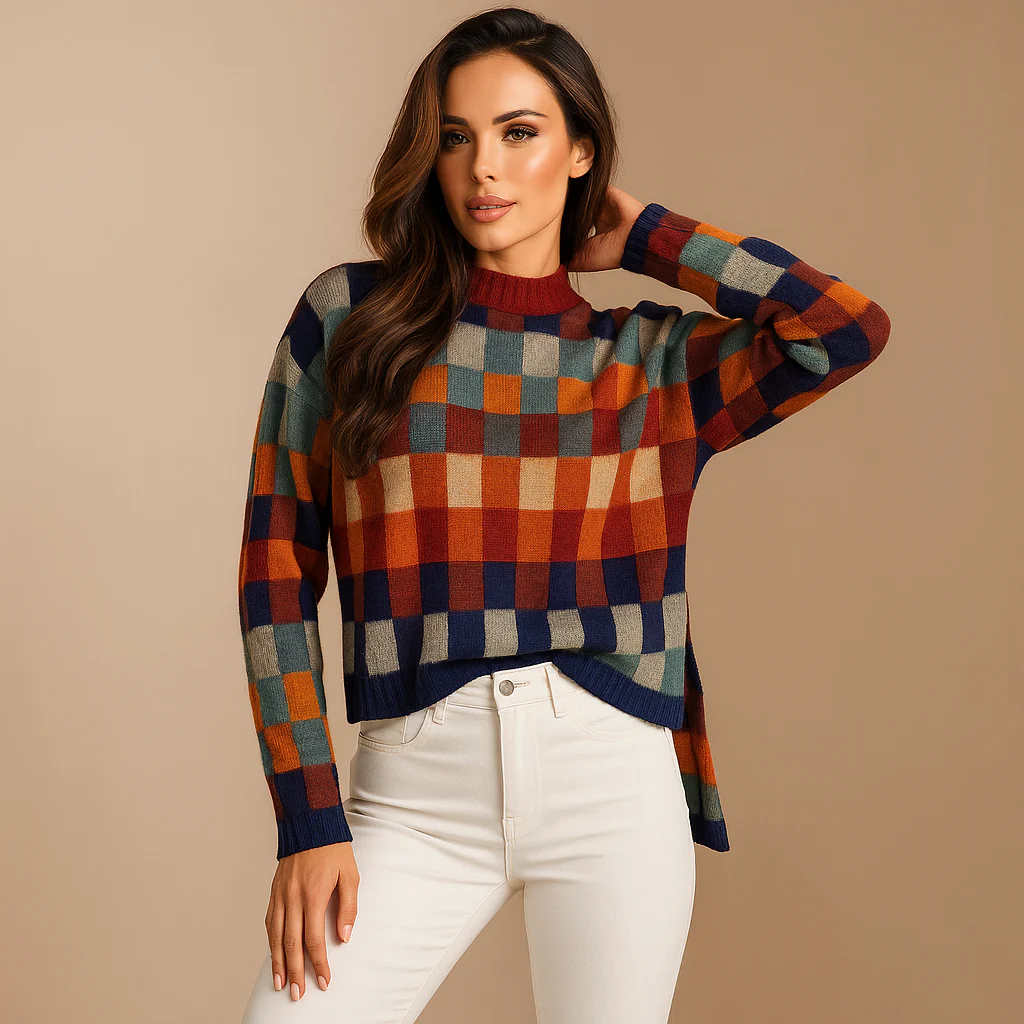 Pull Tricoté Femme - Col Chaud - Confort & Style - Image 2