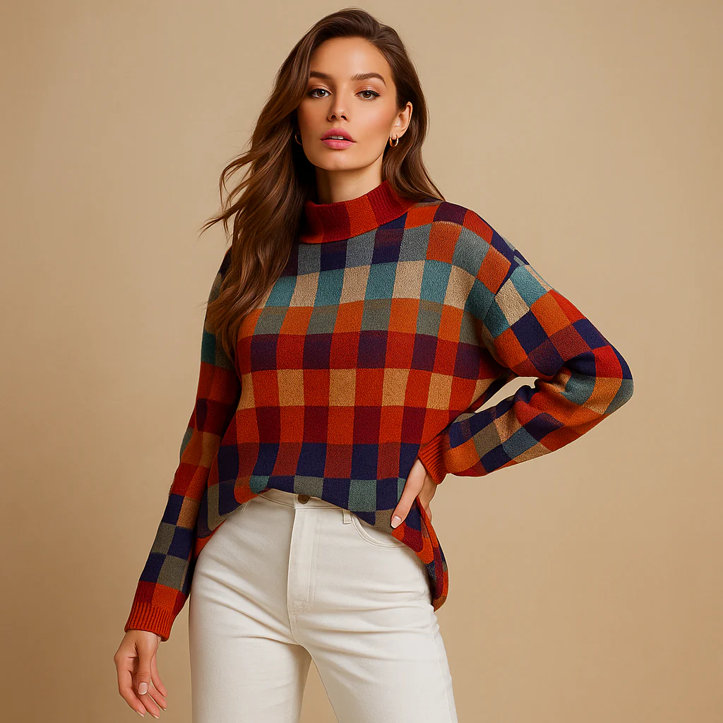 Pull Tricoté Femme - Col Chaud - Confort & Style - Image 3