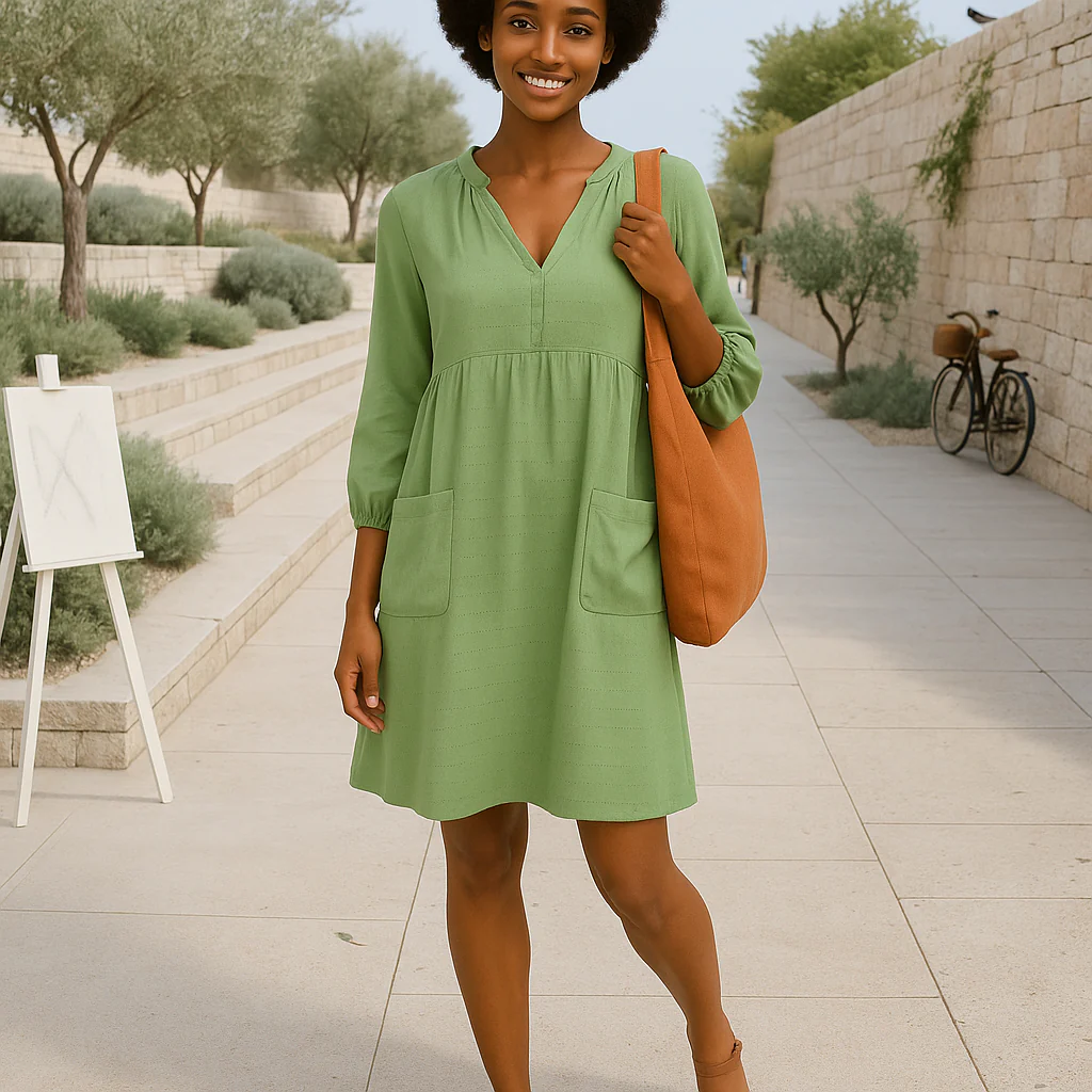 Robe Chemise Franca - Luźna - Oversize - Midi - Image 2