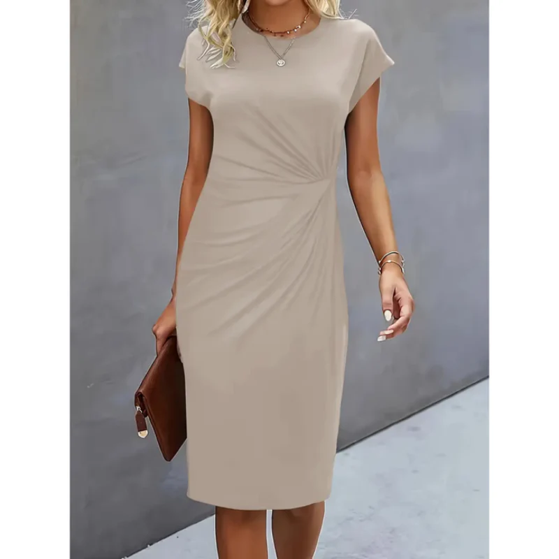 Robe cocktail midi - courte - élégante - femme - Image 5