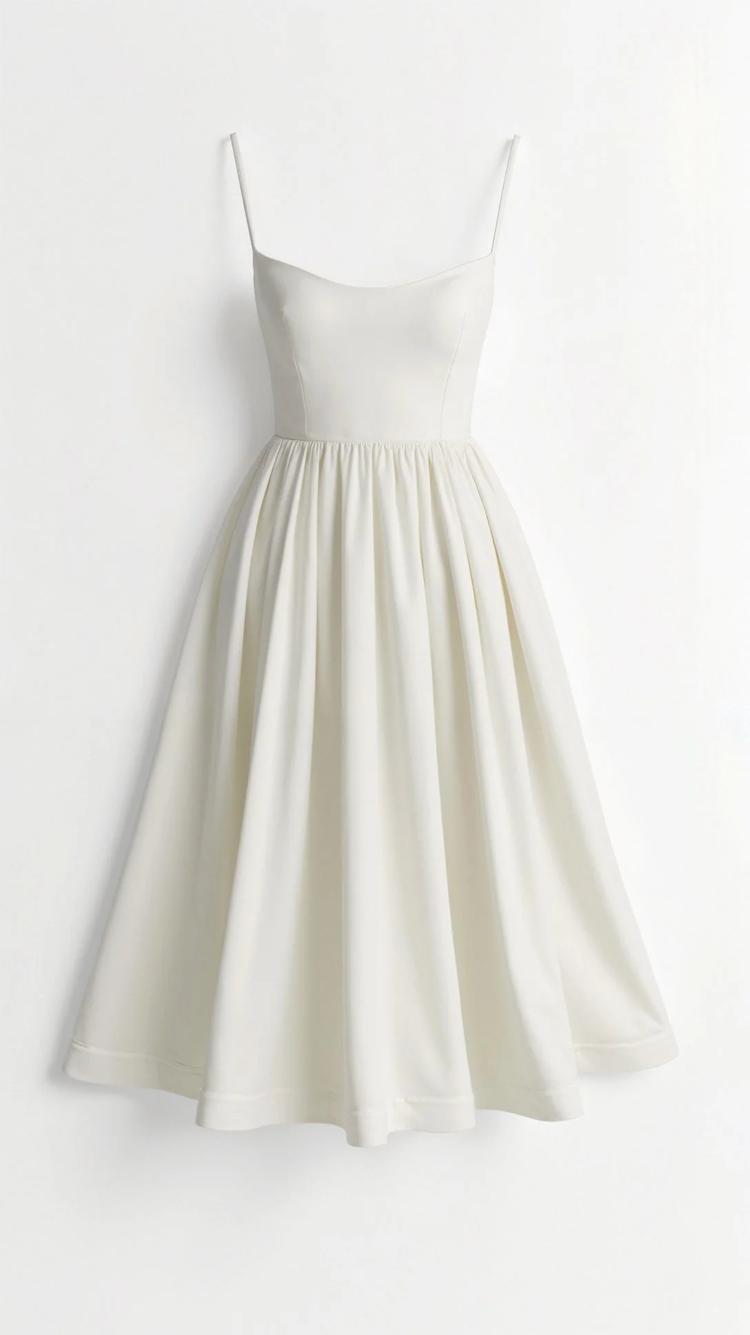 Robe de soirée à bretelles - Robe midi élégante - Femme chic - Image 3