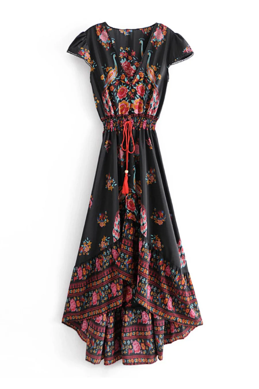 Robe de Soirée - Boho Fleurie - Aérienne - Maxi Femme - Image 4