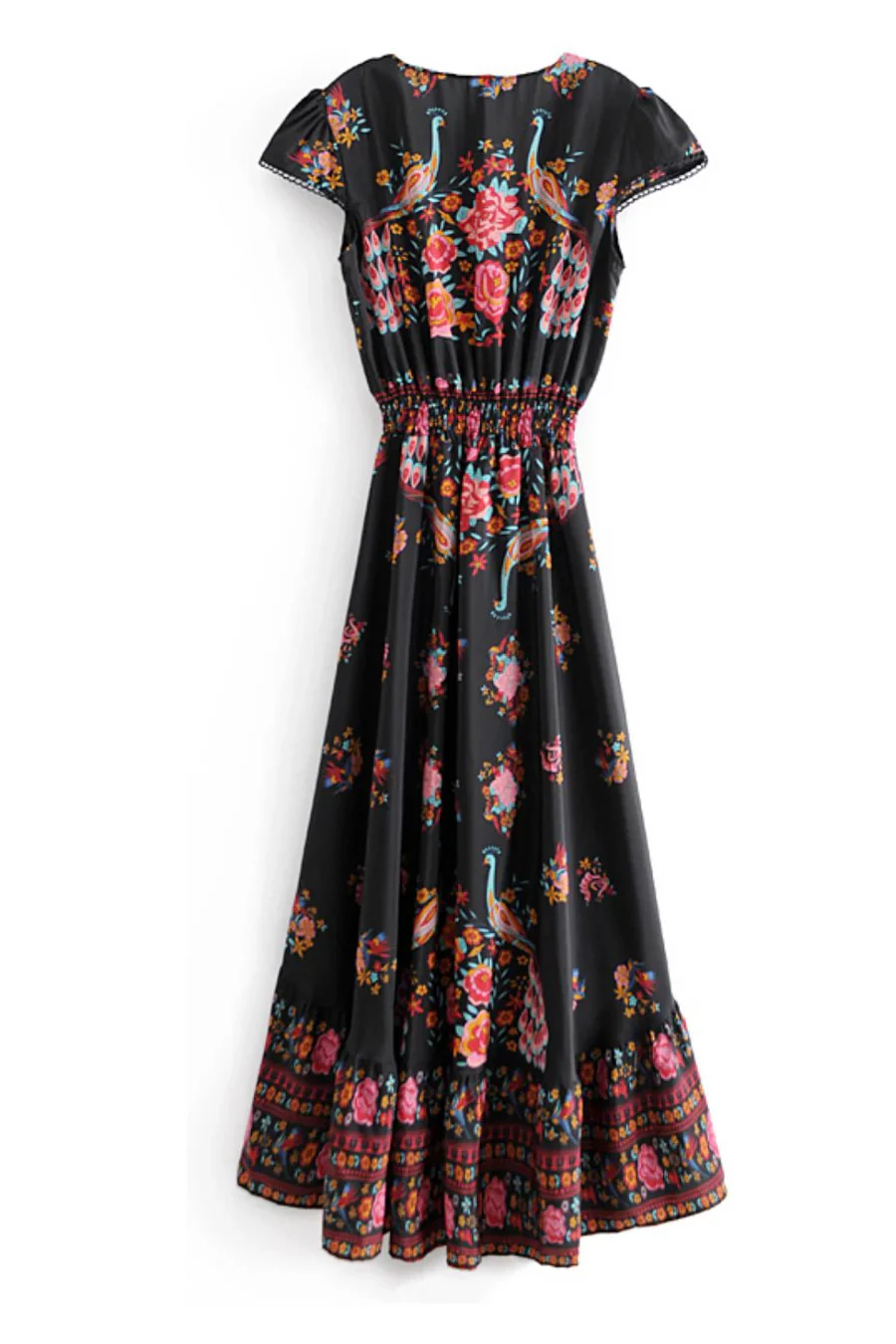 Robe de Soirée - Boho Fleurie - Aérienne - Maxi Femme - Image 5