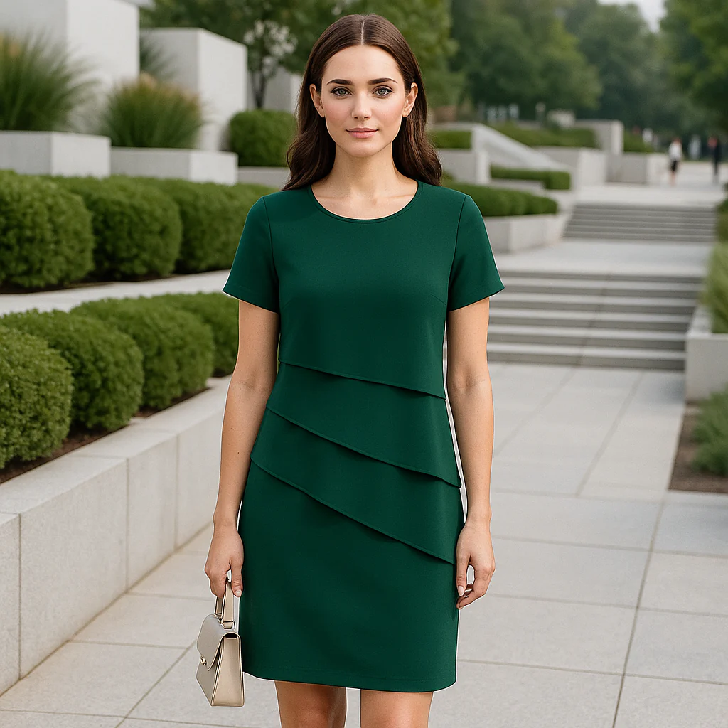 Robe de soirée Daria - Chiffon - Volants - Élégance - Image 3