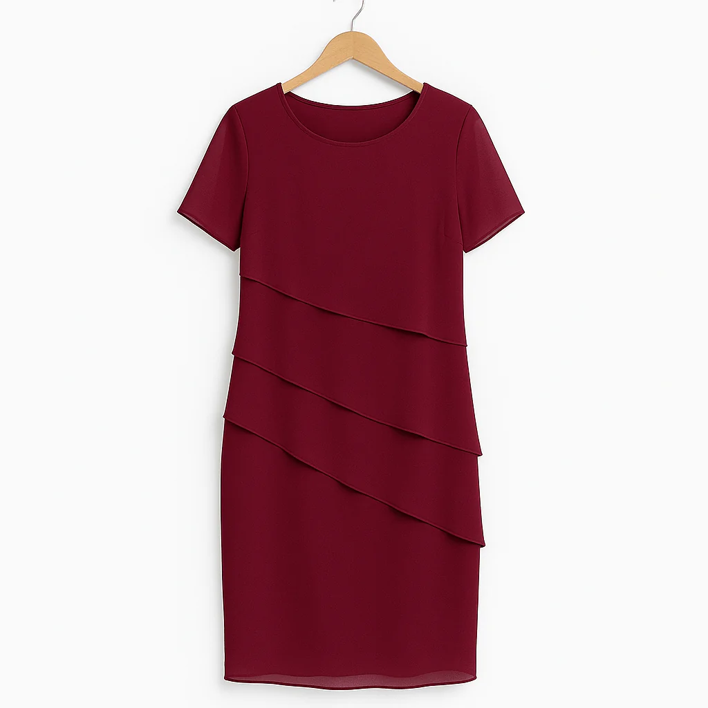 Robe de soirée Daria - Chiffon - Volants - Élégance - Image 5