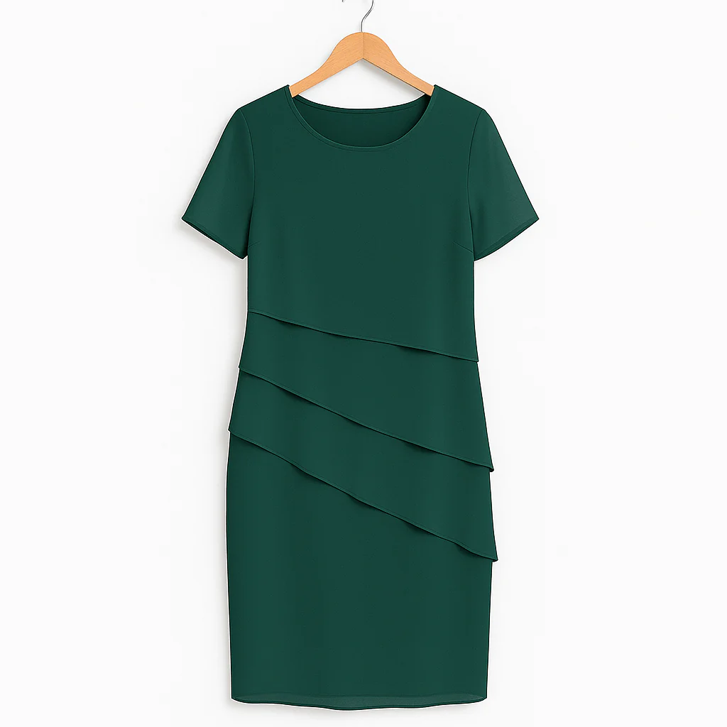 Robe de soirée Daria - Chiffon - Volants - Élégance - Image 7