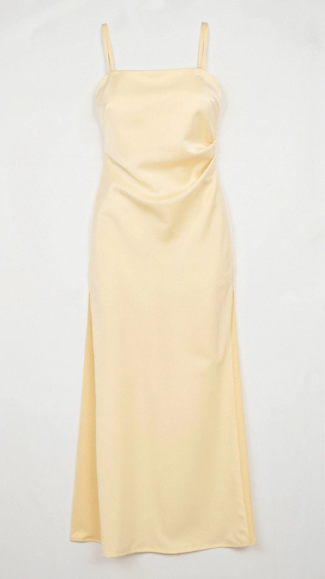 Robe de soirée July - bretelles fines - fente latérale - longue - Image 5