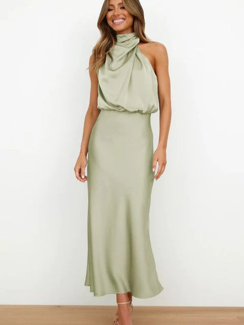 Robe de soirée maxi - cocktail - épaules dénudées - élégante - Image 7