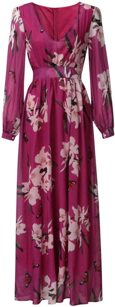 Robe de soirée maxi - élégante - fleurie - aérienne - Image 2