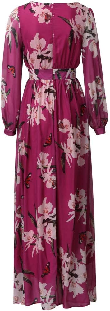 Robe de soirée maxi - élégante - fleurie - aérienne - Image 3