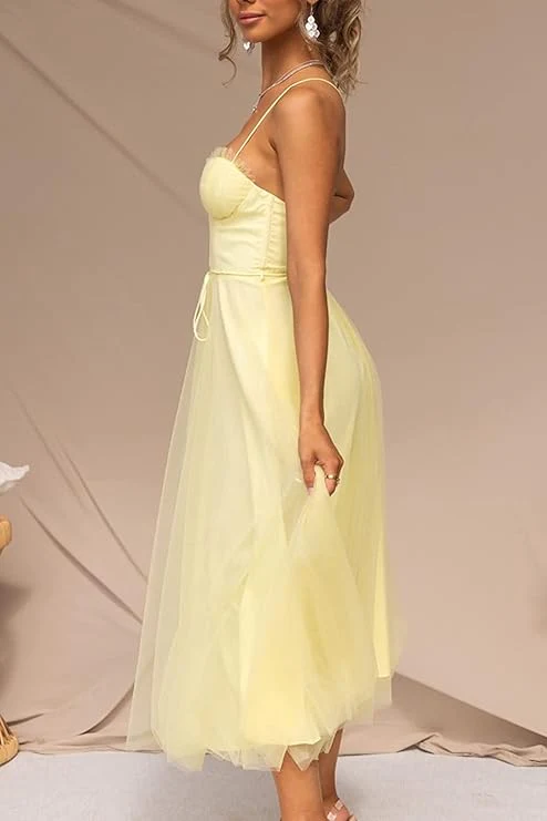 Robe Maxi Féérique - Tulle Élégante - Longue de Soirée - Image 10