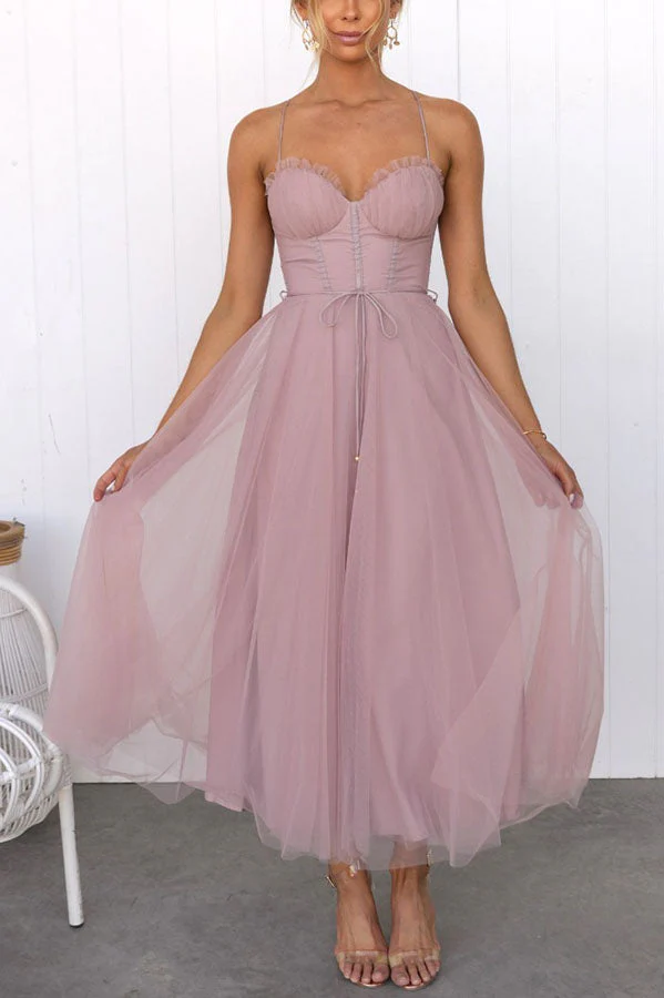 Robe Maxi Féérique - Tulle Élégante - Longue de Soirée - Image 3