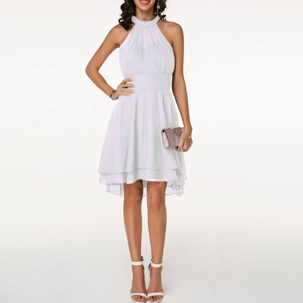 Robe mini à volants - été - soirée - élégante - Image 7