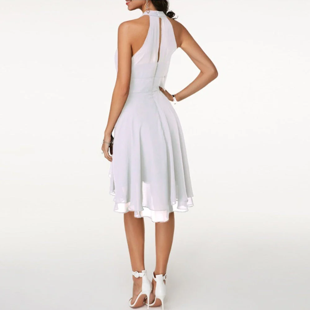 Robe mini à volants - été - soirée - élégante - Image 8