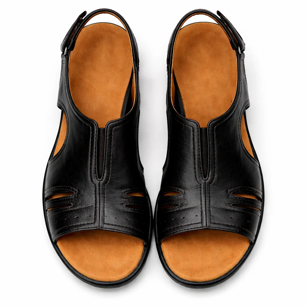 Sandales Orthopédiques en Cuir pour Femme | Support de Voûte Plantaire Confor... - Image 6