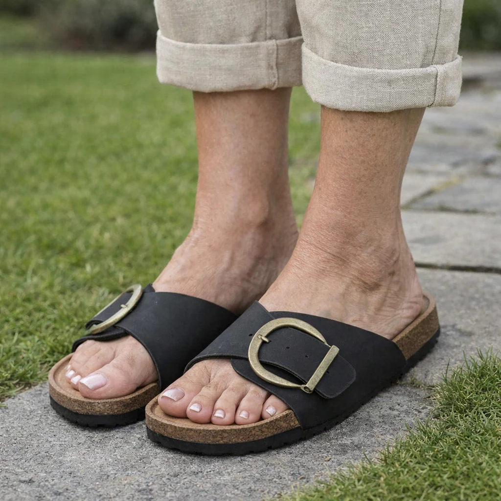 Sandales Orthopédiques pour Femmes | Grand Boucle, Ajustement Confortable | C... - Image 3