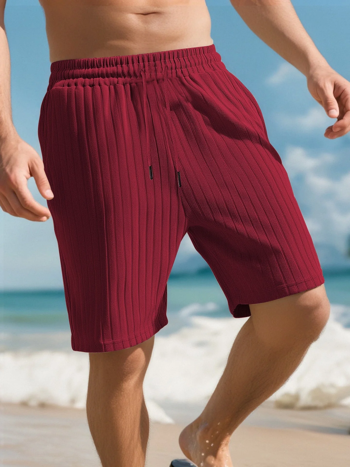 Shorts de bain pour hommes - Technologie régulant l'humidité - Taille élastique - Image 7