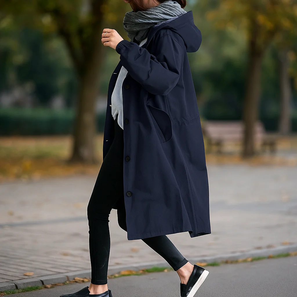 Siena - Manteau Trench Élégant - Style Intemporel - Coupe Parfaite - Image 2