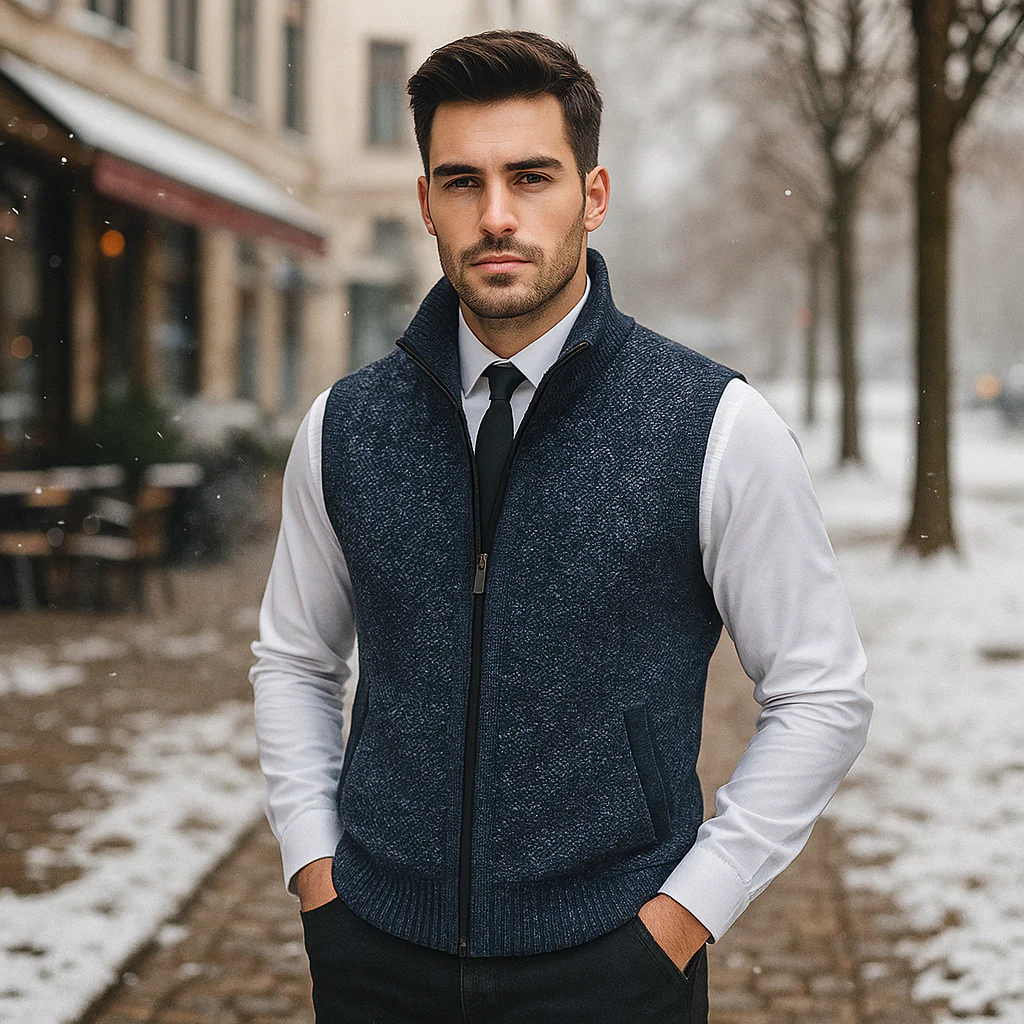 Gilet Tricoté Élégant – Confortable & Style Raffiné - Image 3