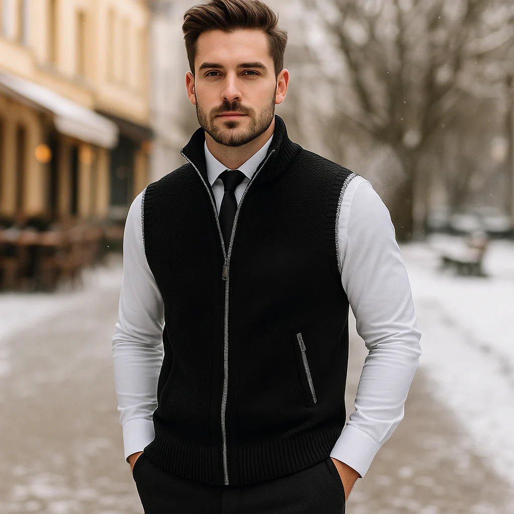 Gilet Tricoté Élégant – Confortable & Style Raffiné - Image 4