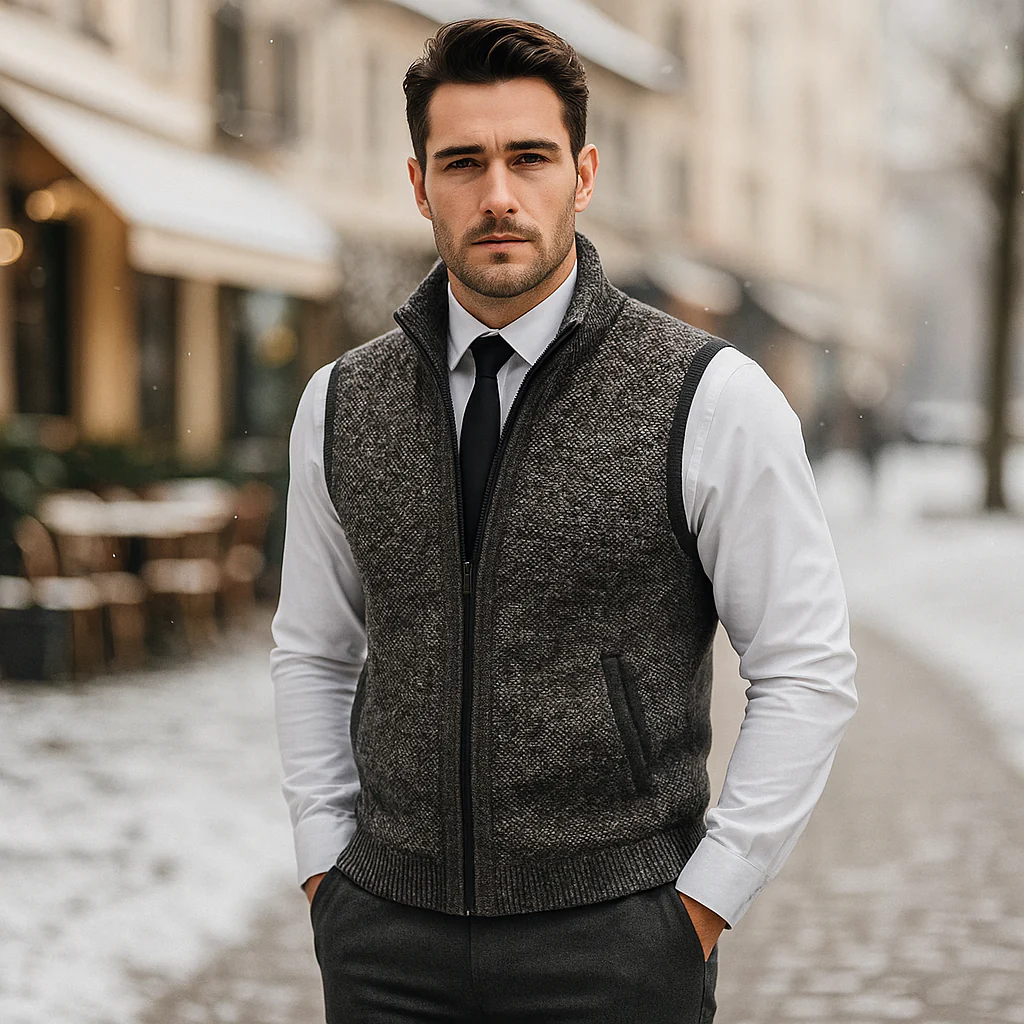 Gilet Tricoté Élégant – Confortable & Style Raffiné - Image 5