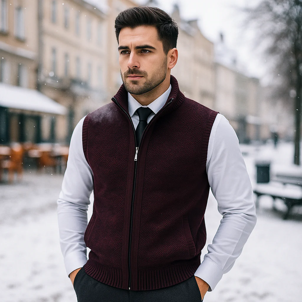 Gilet Tricoté Élégant – Confortable & Style Raffiné - Image 6
