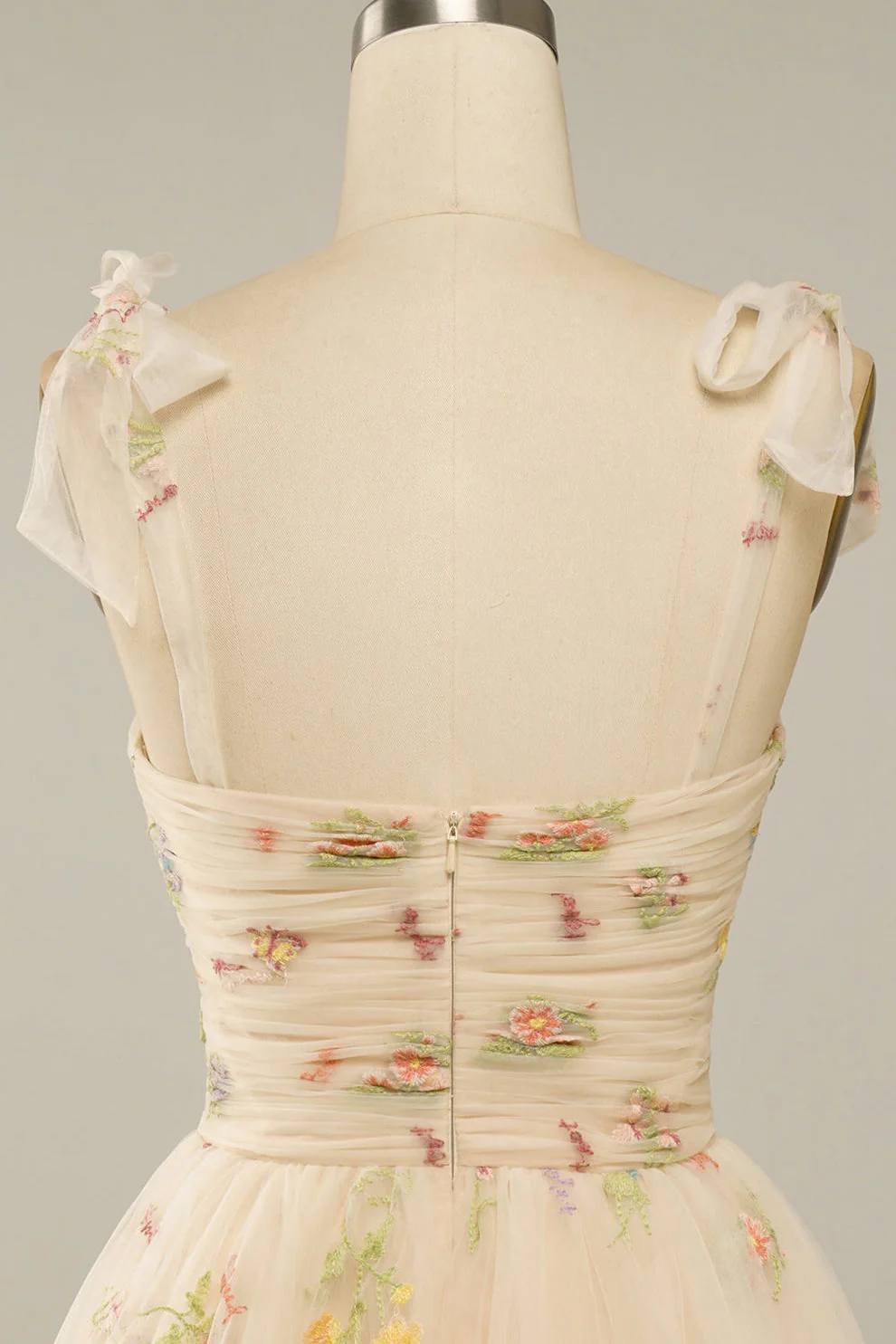 Suzy - Robe Tulle - Bal de Fin d'Année - Broderie Florale - Image 10