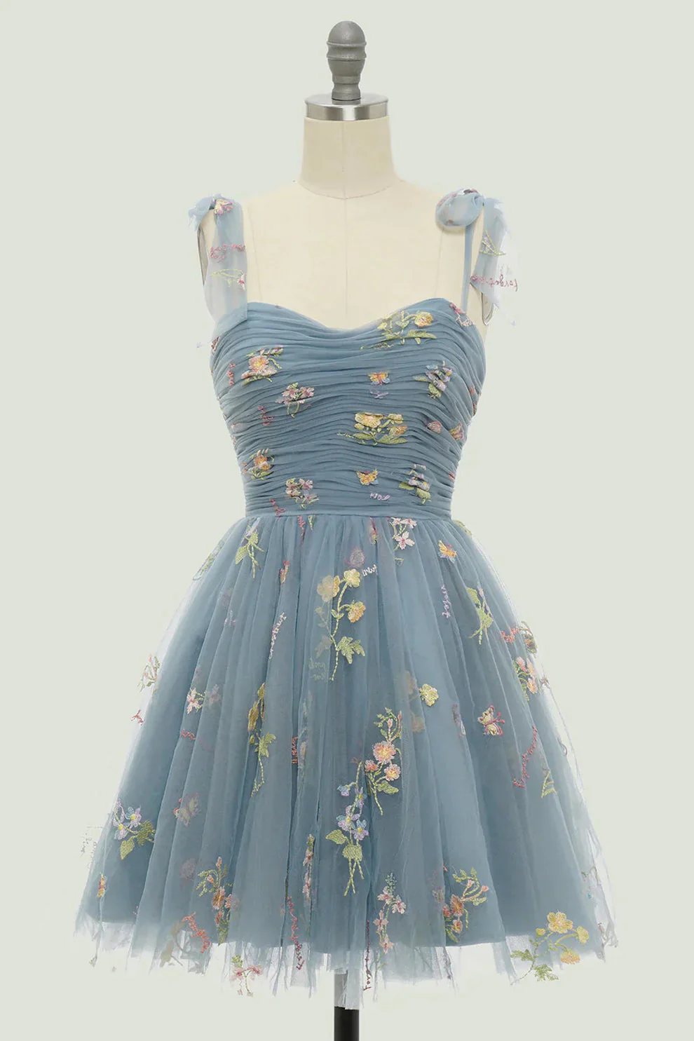 Suzy - Robe Tulle - Bal de Fin d'Année - Broderie Florale - Image 6