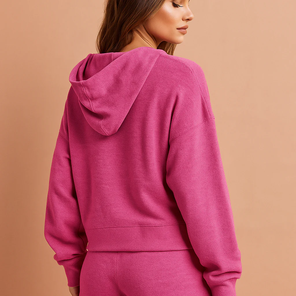Sweat à Capuche Femme - Haute Qualité - Manches Amples - Coupe Décontractée - Image 2