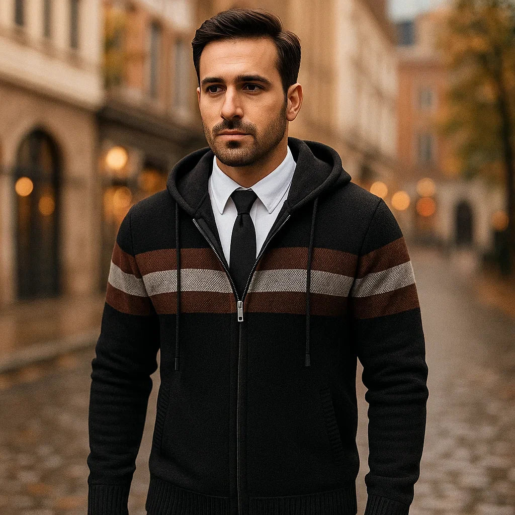 Sweats à capuche zippés stylés pour hommes - Confort - Qualité - Style - Image 2